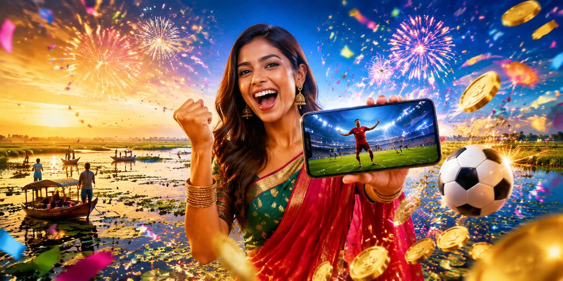 বাংলাদেশি মডেল মোবাইলে nagad ক্যাসিনো গেম উপভোগ করছেন